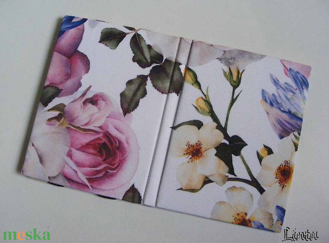 Rózsák, vízhatlan anyagból készült kemény e-book tok - táska & tok - ebook & tablet tok - Meska.hu