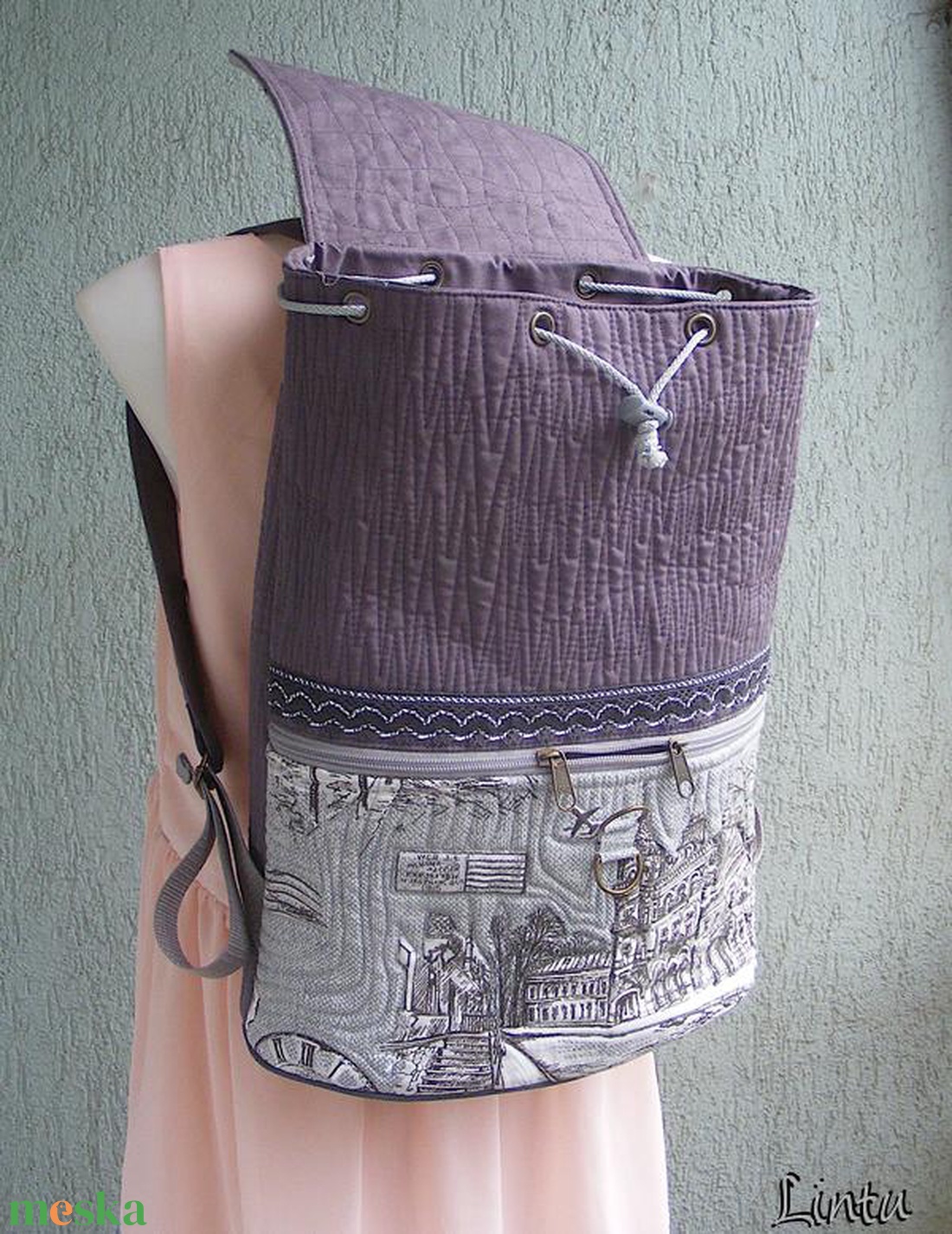 Város utcai textil hátizsák - táska & tok - hátizsák - hátizsák - Meska.hu Város utcai textil hátizsák - táska & tok - hátizsák - hátizsák - Meska.hu