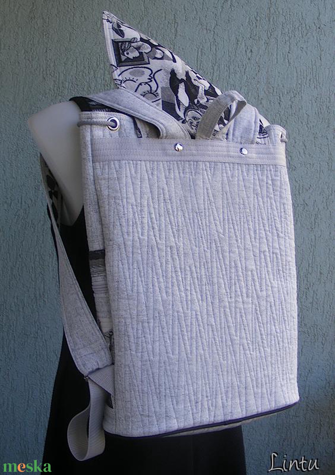 Picasso textil hátizsák - táska & tok - hátizsák - hátizsák - Meska.hu Picasso textil hátizsák - táska & tok - hátizsák - hátizsák - Meska.hu
