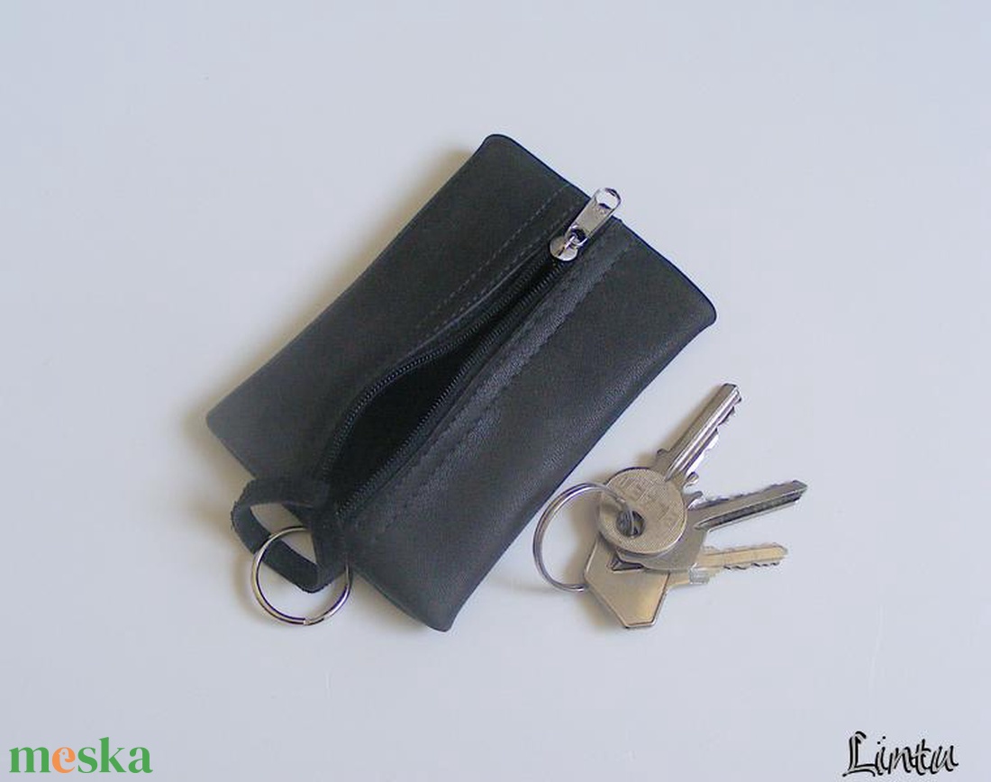 Valódi bőr kulcstartó, fekete - táska & tok - kulcstartó & táskadísz - kulcstartó - Meska.hu Valódi bőr kulcstartó, fekete - táska & tok - kulcstartó & táskadísz - kulcstartó - Meska.hu