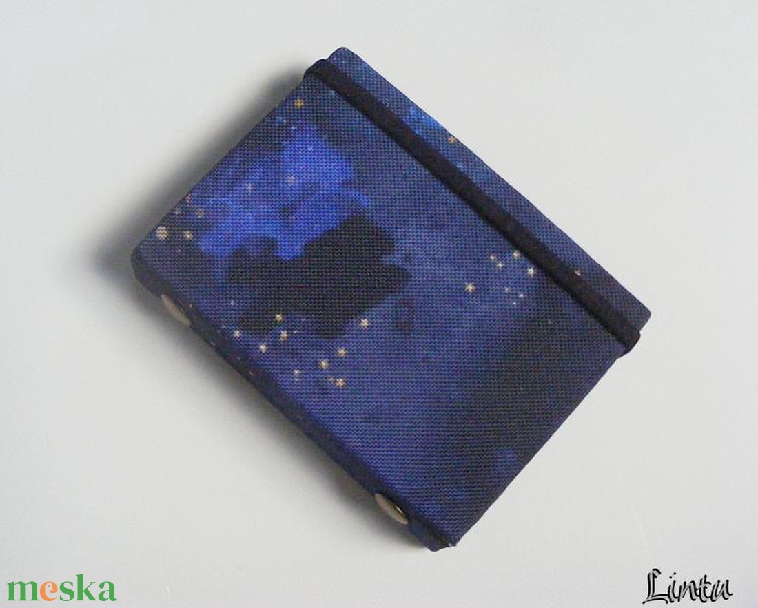 Galaxis, vízhatlan anyagból készült igazolványtartó és/vagy kártyatartó - táska & tok - pénztárca & más tok - kártyatartó & irattartó - Meska.hu