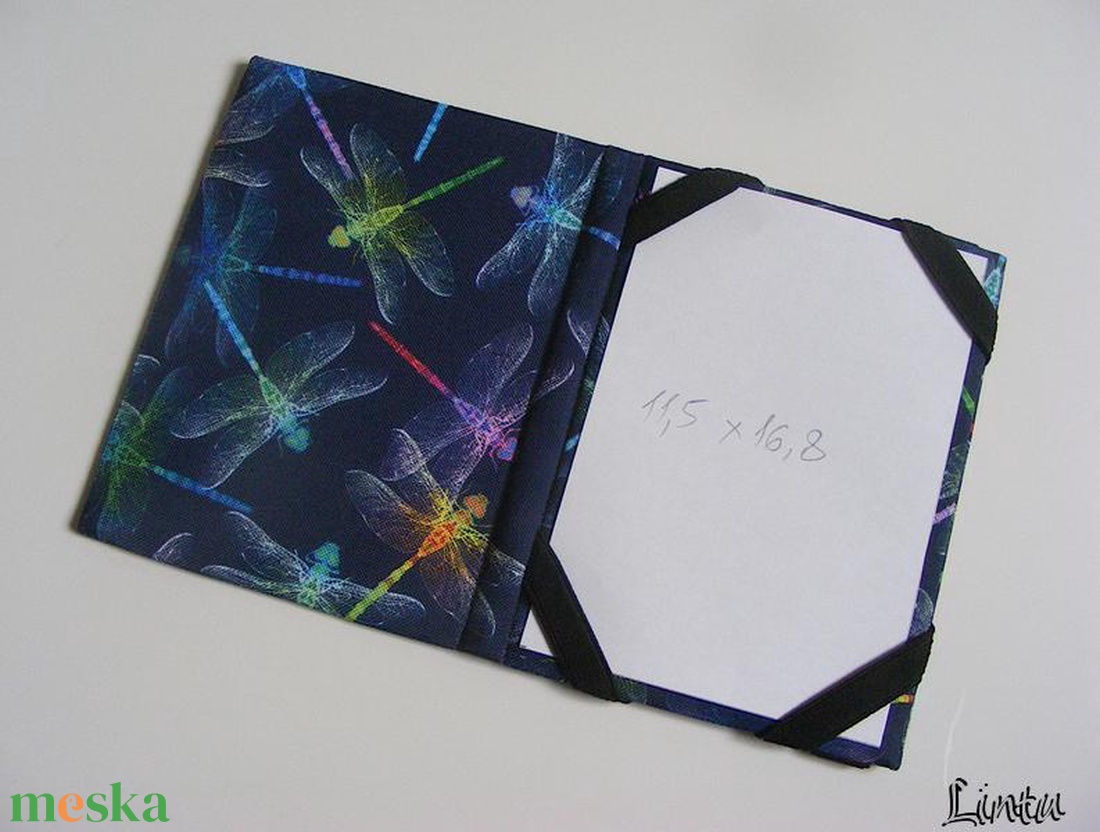 Színes szitakötők, vízhatlan anyagból készült kemény ebook-tok - táska & tok - ebook & tablet tok - Meska.hu