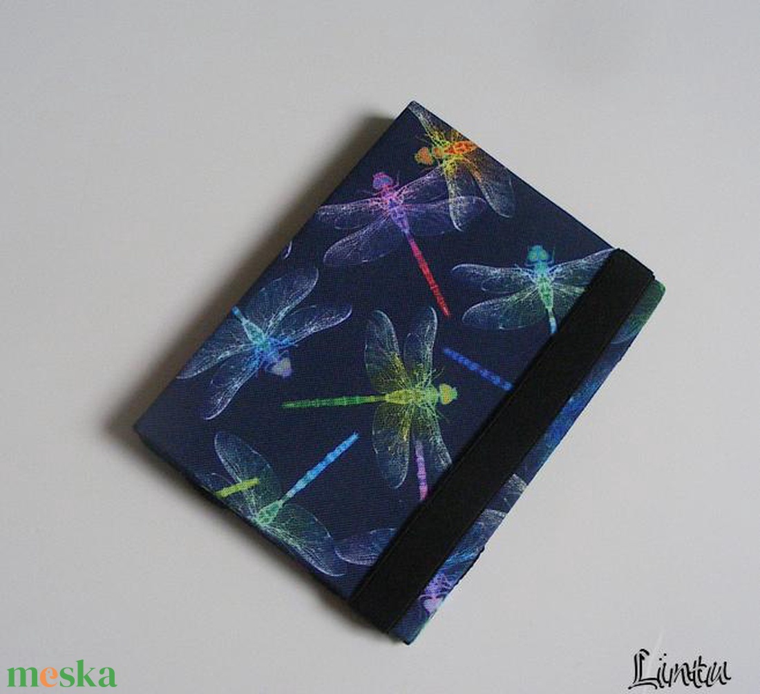 Színes szitakötők, vízhatlan anyagból készült kemény ebook-tok - táska & tok - ebook & tablet tok - Meska.hu