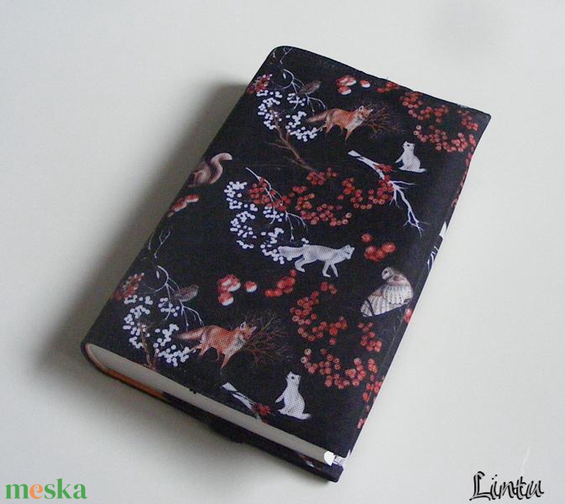 Kétoldalú vízhatlan könyvborító állítható szélességgel, VÖRÖSBEGY és ERDEI aLLATOK - könyv & zene - könyvtok - Meska.hu