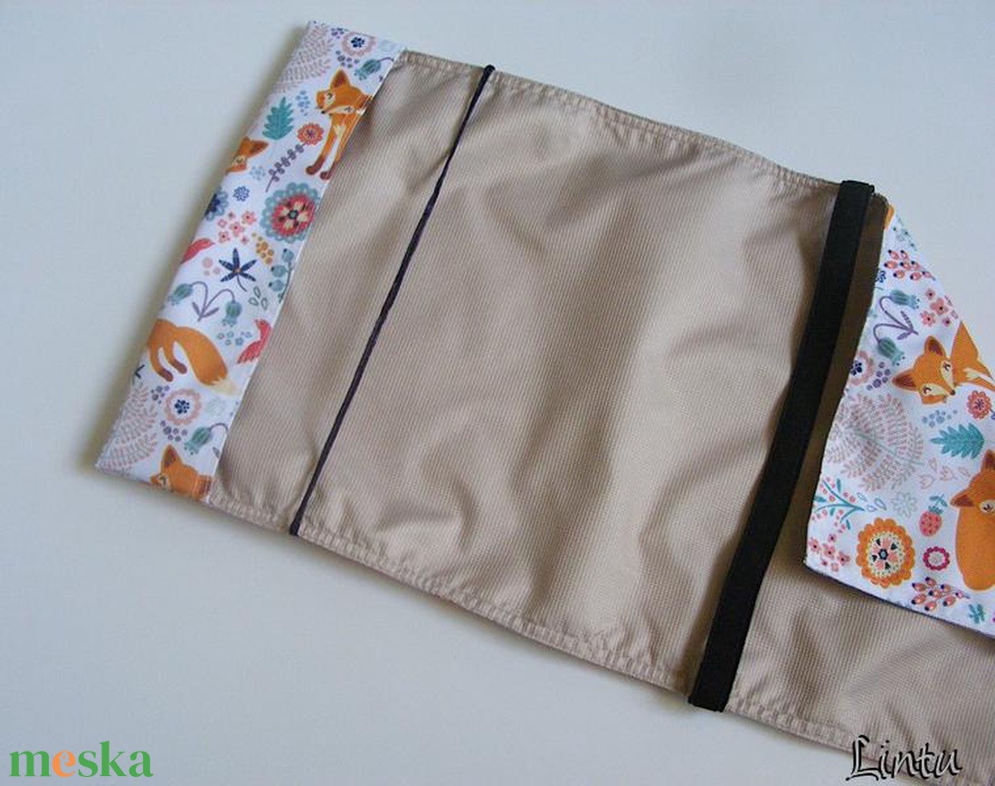 Róka, vízhatlan könyvborító állítható szélességgel - könyv & zene - könyvtok - Meska.hu