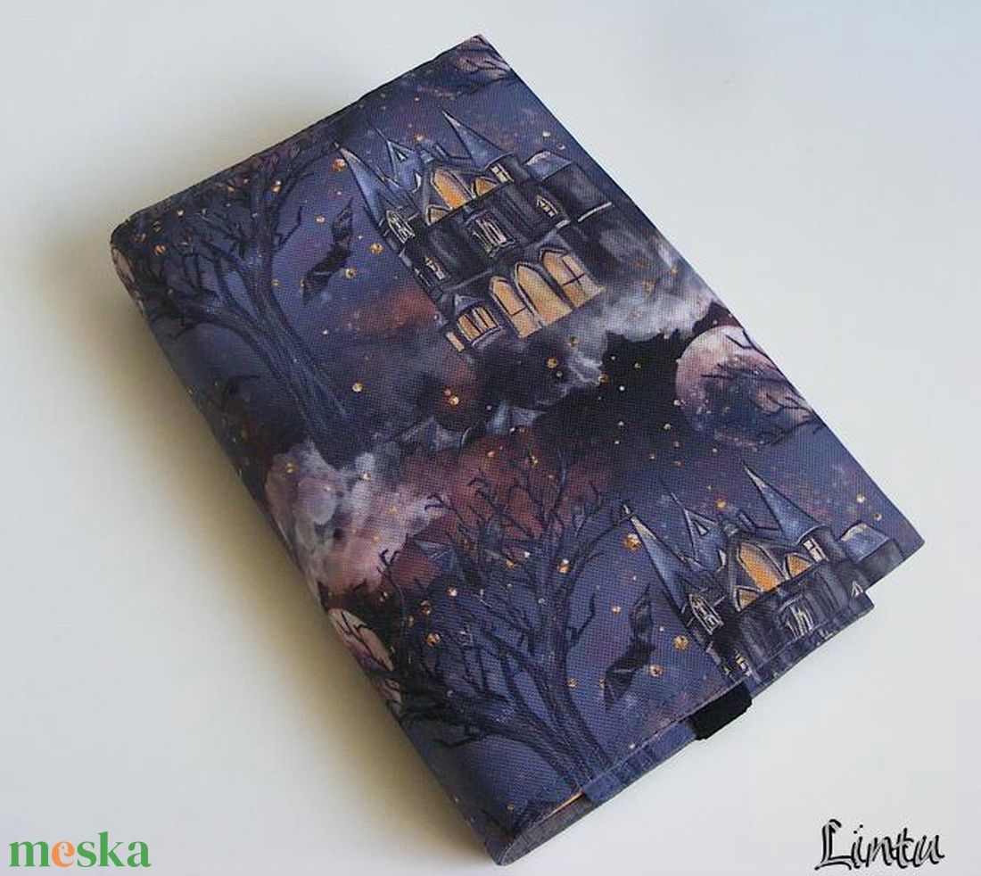 Kísértetkastély, vízhatlan könyvborító állítható szélességgel - könyv & zene - könyvtok - Meska.hu