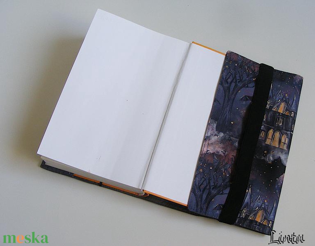 Kísértetkastély, vízhatlan könyvborító állítható szélességgel - könyv & zene - könyvtok - Meska.hu