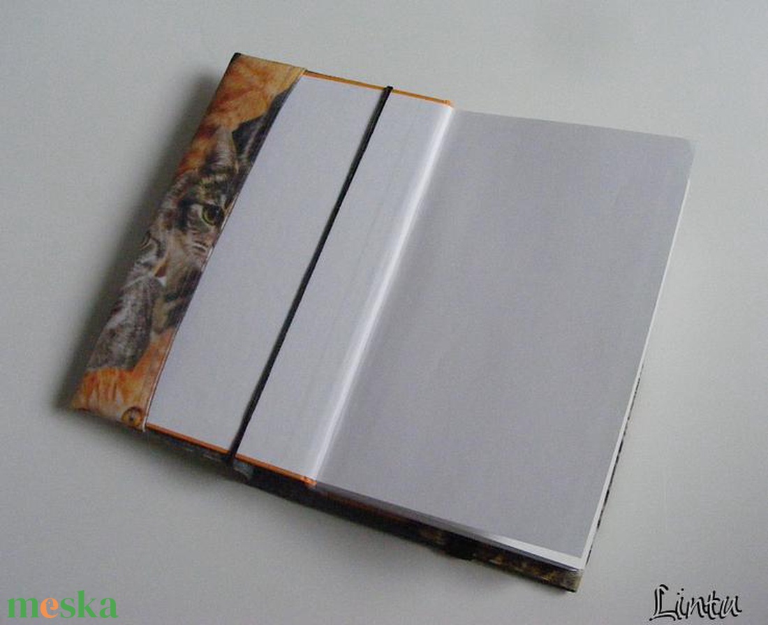 Macskák, vízhatlan könyvborító állítható szélességgel - könyv & zene - könyvtok - Meska.hu