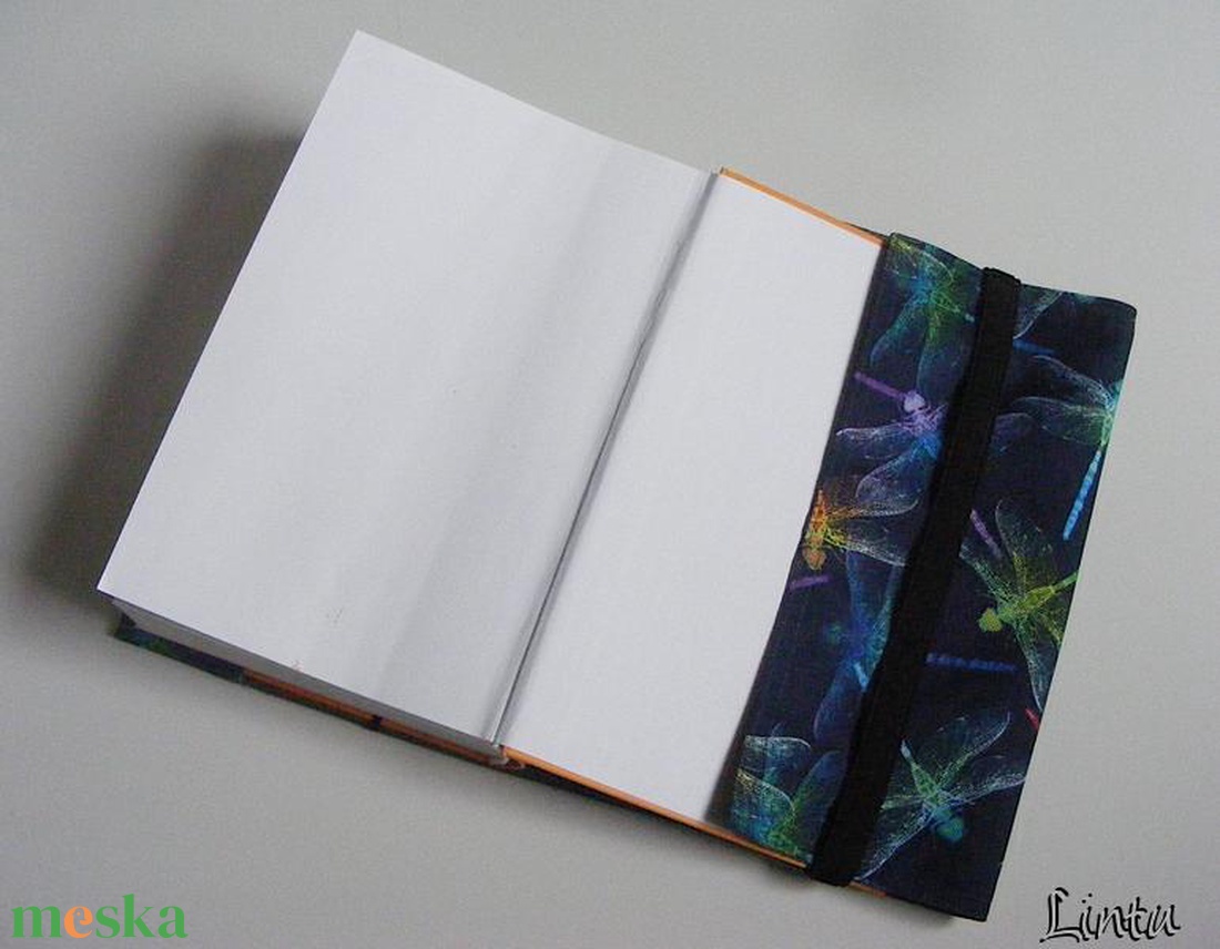 Szitakötők, vízhatlan könyvborító állítható szélességgel - könyv & zene - könyvtok - Meska.hu