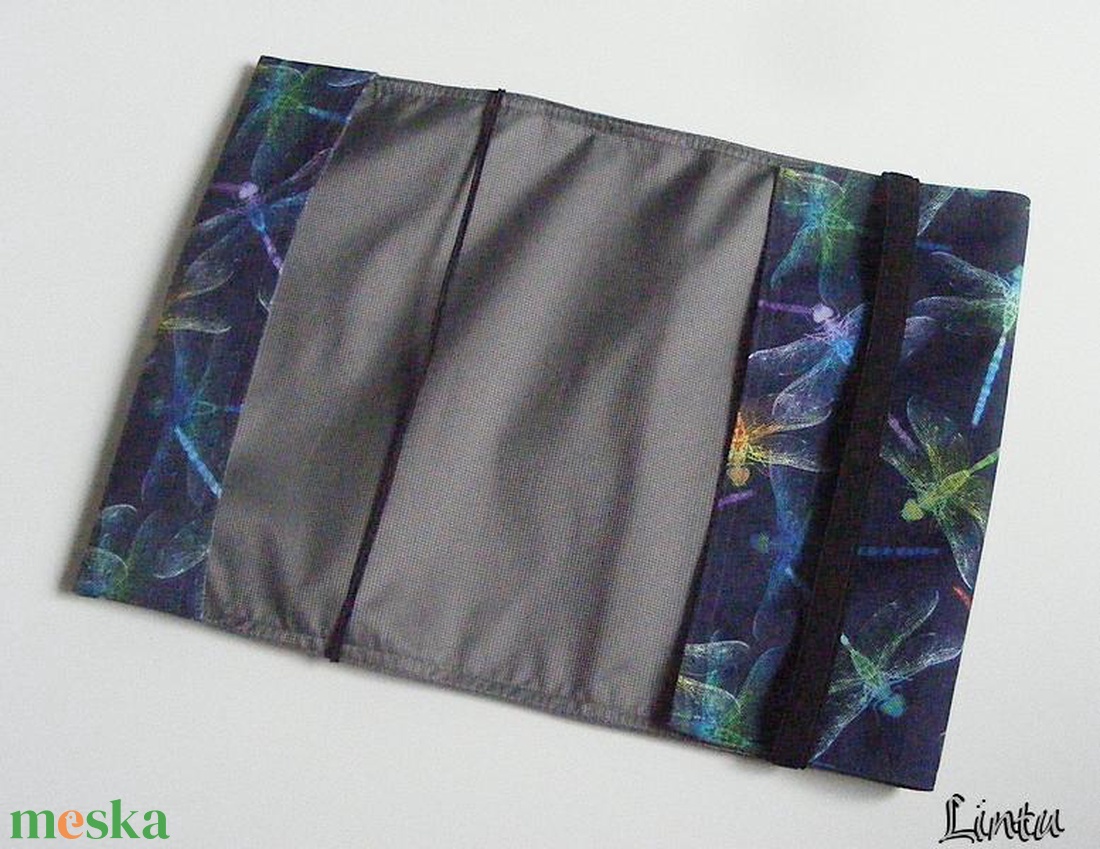 Szitakötők, vízhatlan könyvborító állítható szélességgel - könyv & zene - könyvtok - Meska.hu