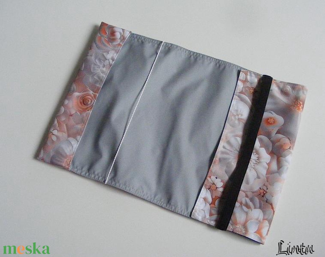 Virágok, vízhatlan könyvborító állítható szélességgel - könyv & zene - könyvtok - Meska.hu