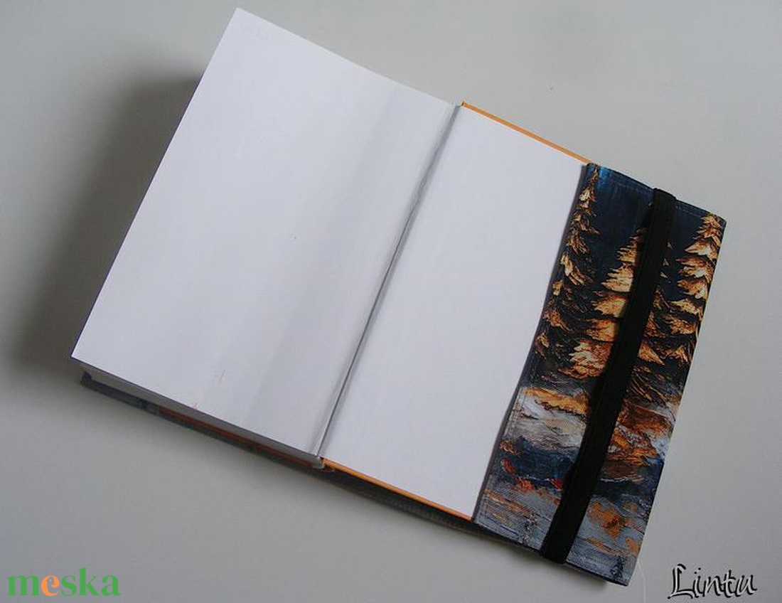 Színes erdő, vízhatlan könyvborító állítható szélességgel - könyv & zene - könyvtok - Meska.hu