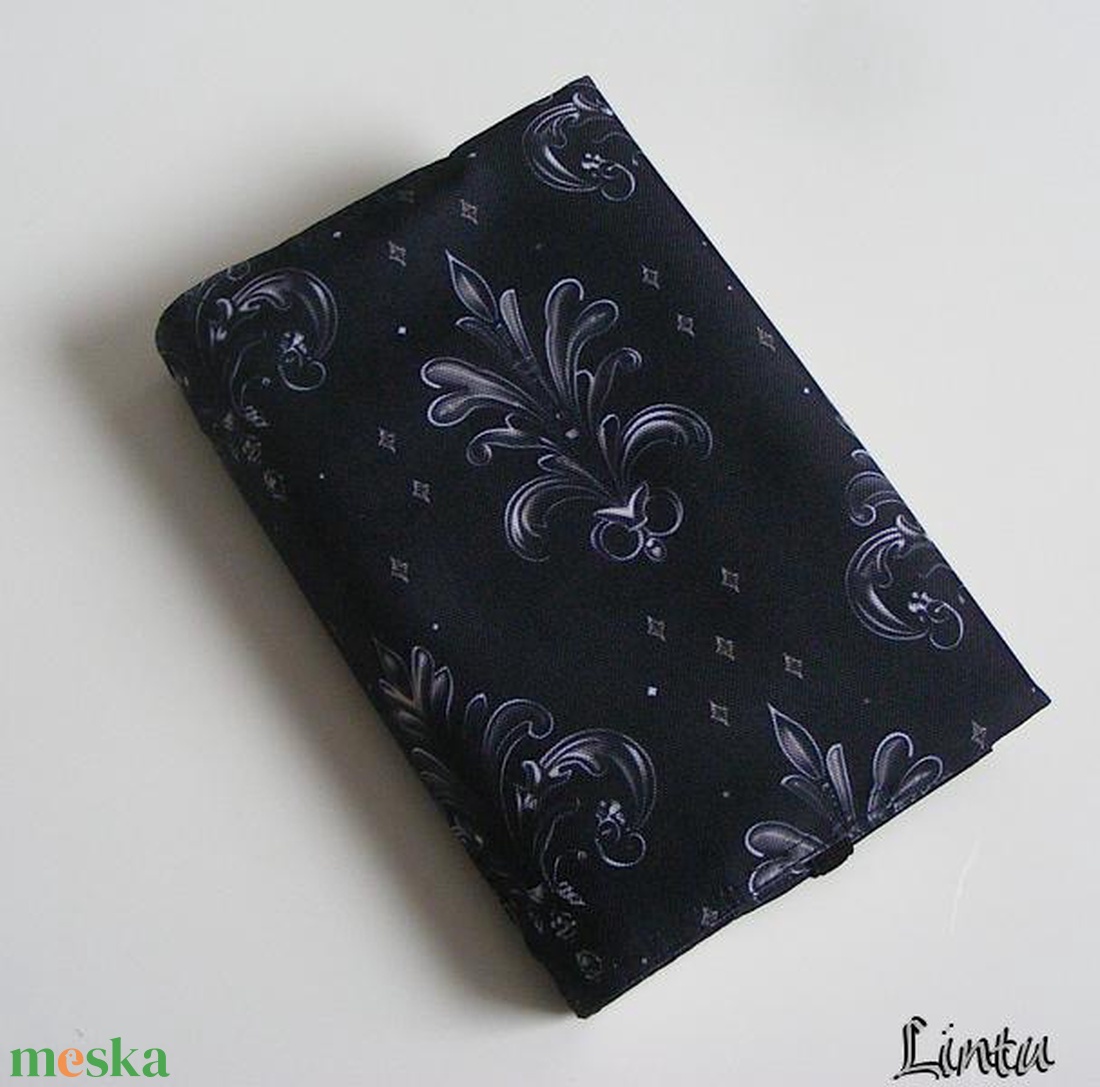 Stilizált liliom, vízhatlan könyvborító állítható szélességgel - könyv & zene - könyvtok - Meska.hu