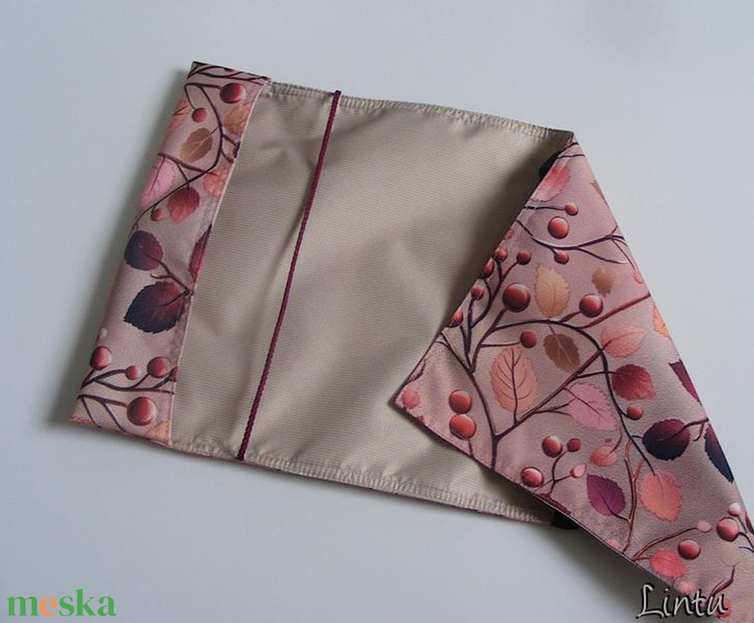 Bogyók és levelek, vízhatlan könyvborító állítható szélességgel - könyv & zene - könyvtok - Meska.hu