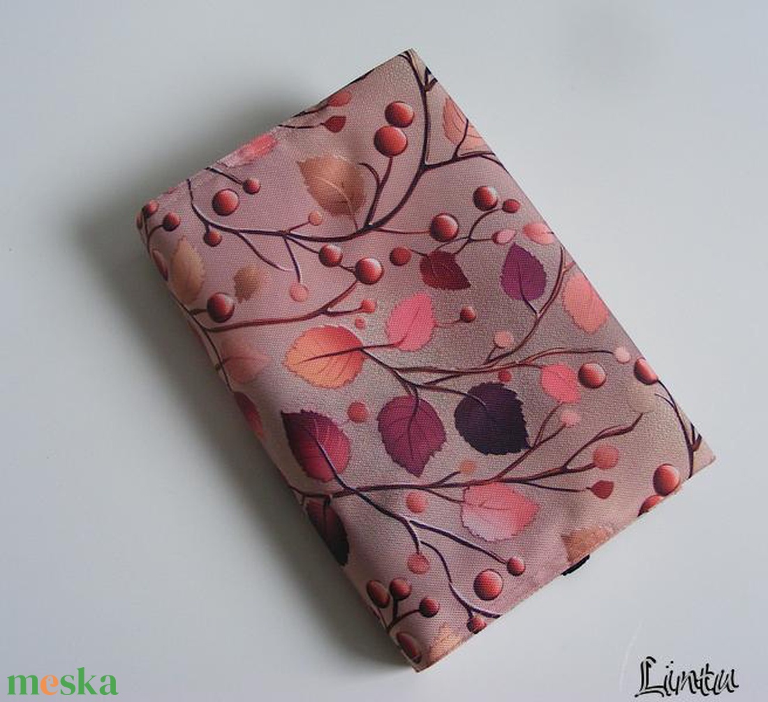 Bogyók és levelek, vízhatlan könyvborító állítható szélességgel - könyv & zene - könyvtok - Meska.hu