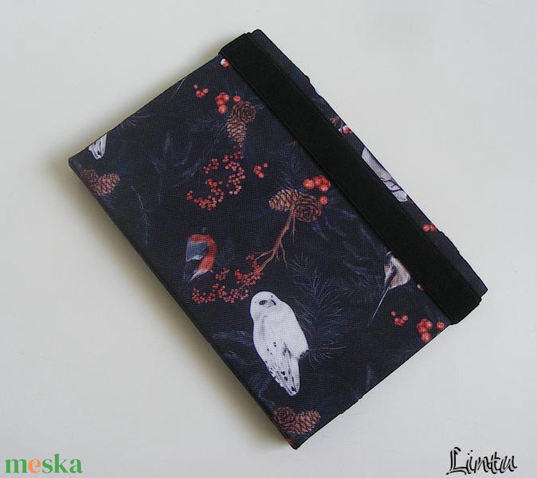 Fehér bagoly, vízhatlan anyagból készült kemény ebook-tok - táska & tok - ebook & tablet tok - Meska.hu