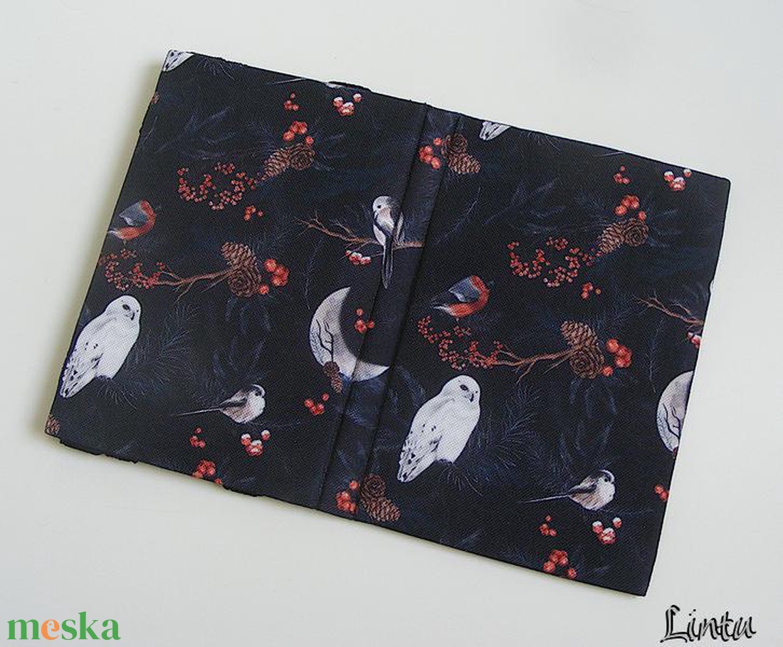 Fehér bagoly, vízhatlan anyagból készült kemény ebook-tok - táska & tok - ebook & tablet tok - Meska.hu