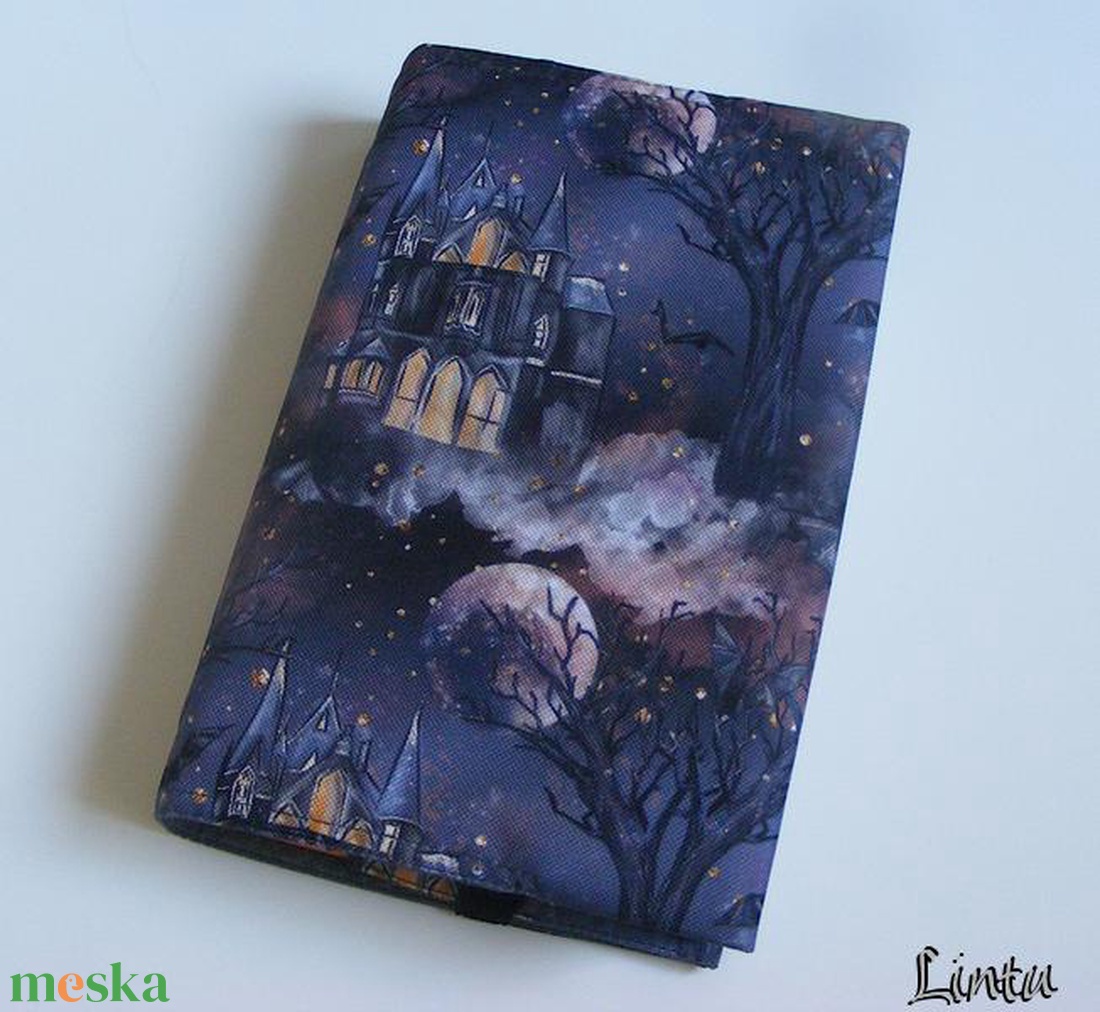 Kísértetkastély, vízhatlan könyvborító állítható szélességgel - könyv & zene - könyvtok - Meska.hu