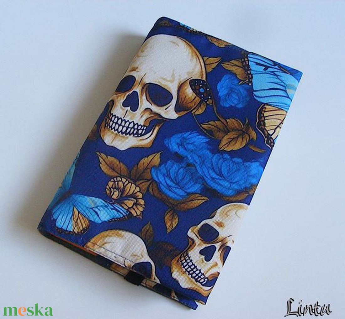 Koponya, vízhatlan könyvborító állítható szélességgel - könyv & zene - könyvtok - Meska.hu