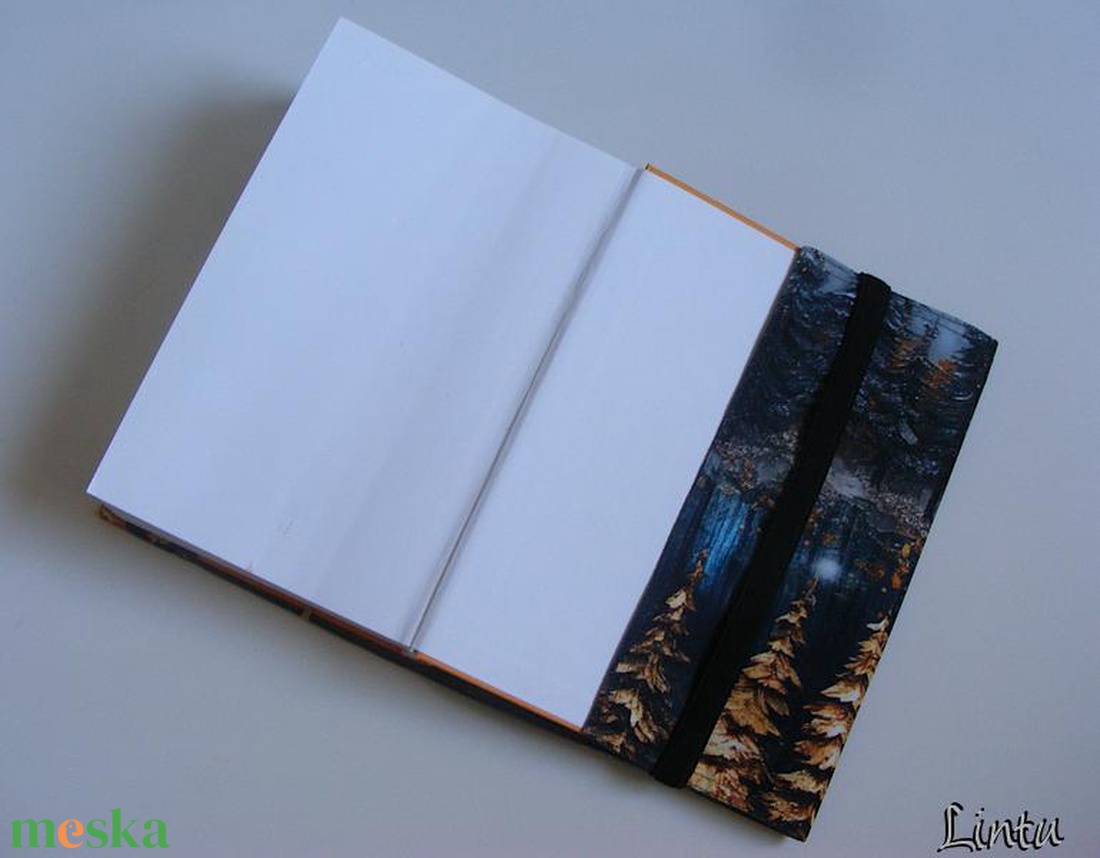 Színes erdő, vízhatlan könyvborító állítható szélességgel - könyv & zene - könyvtok - Meska.hu