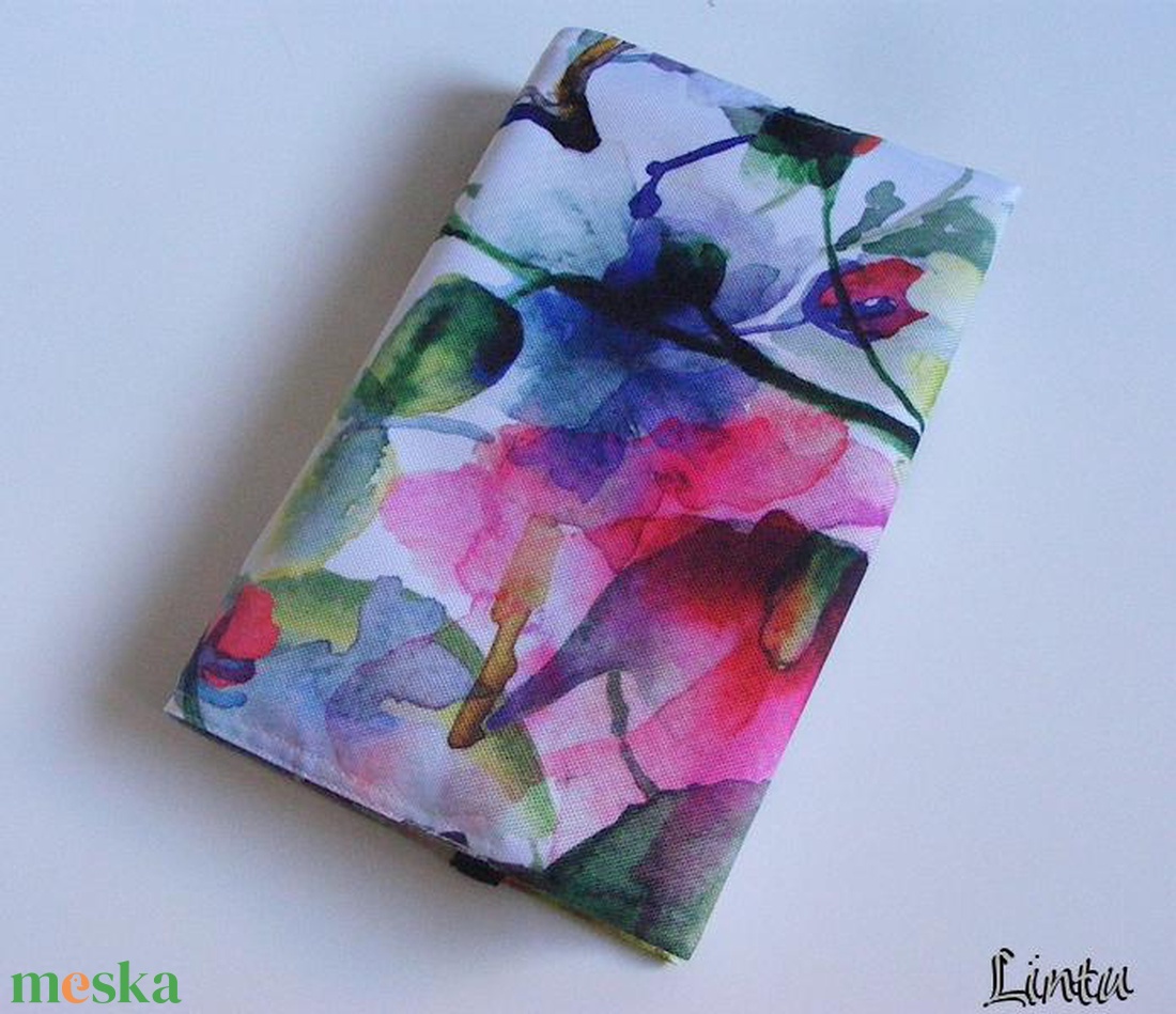 Akvarell, vízhatlan könyvborító állítható szélességgel - könyv & zene - könyvtok - Meska.hu