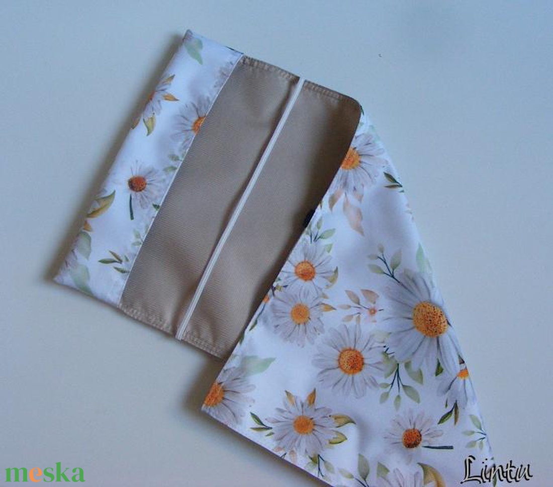 Margitvirág, vízhatlan könyvborító állítható szélességgel - könyv & zene - könyvtok - Meska.hu