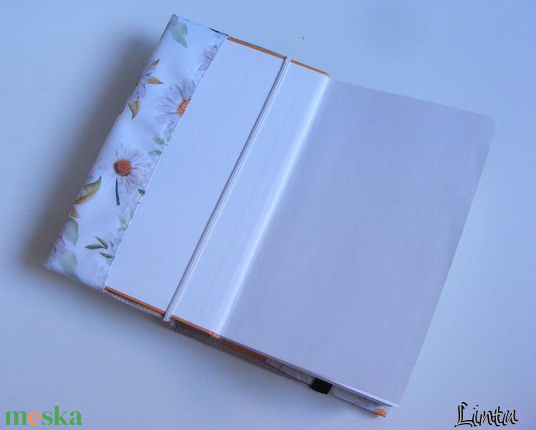 Margitvirág, vízhatlan könyvborító állítható szélességgel - könyv & zene - könyvtok - Meska.hu