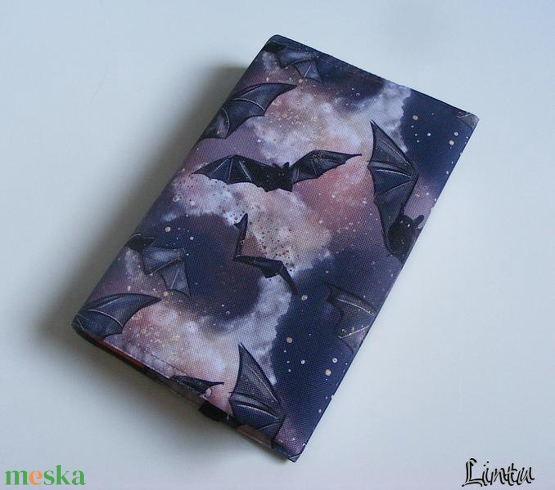 Denevérek, vízhatlan könyvborító állítható szélességgel - könyv & zene - könyvtok - Meska.hu