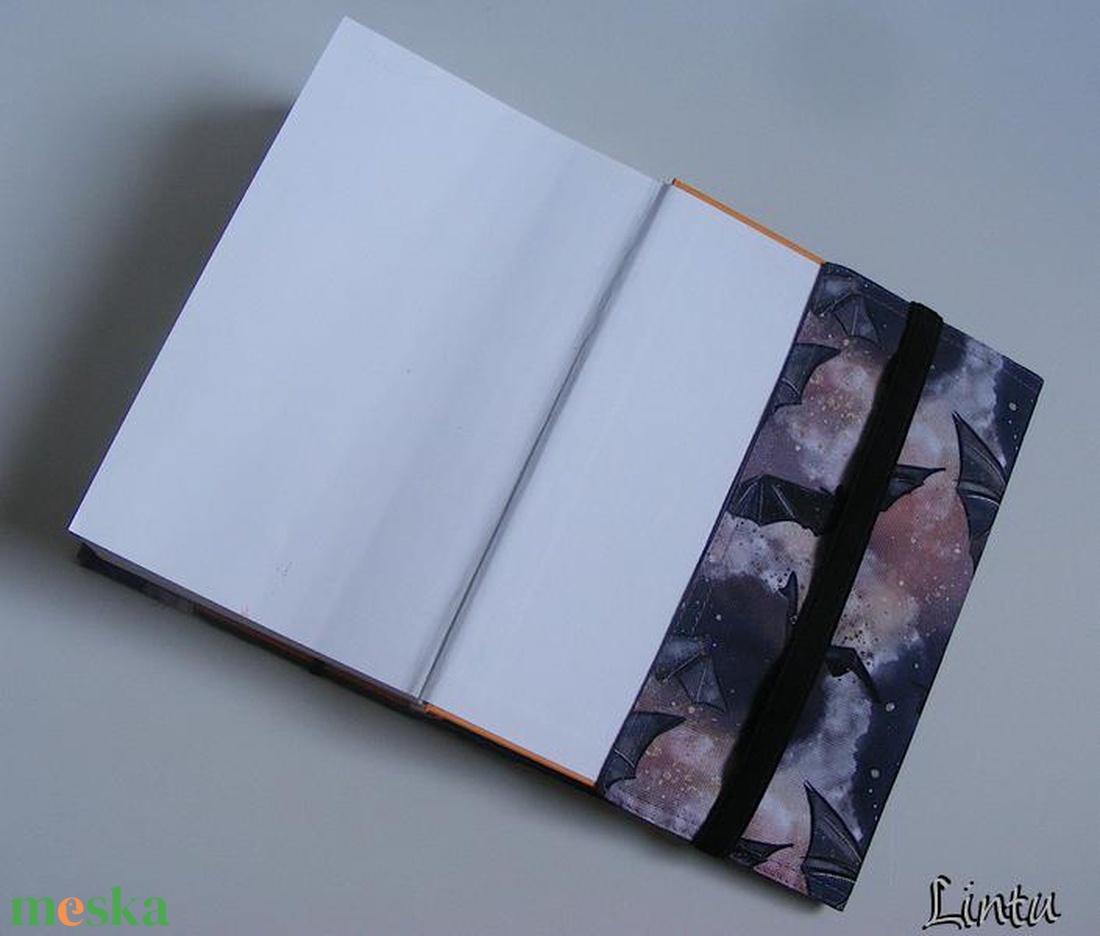 Denevérek, vízhatlan könyvborító állítható szélességgel - könyv & zene - könyvtok - Meska.hu