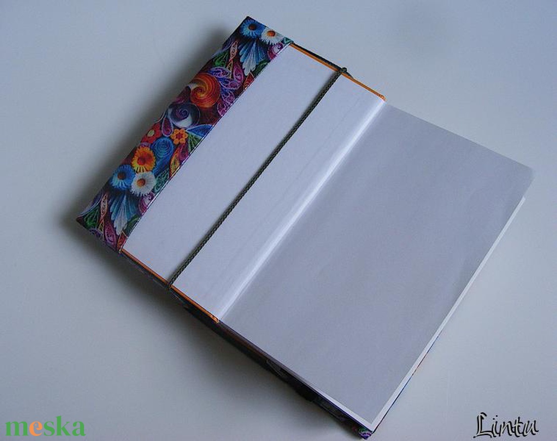 Quilling, vízhatlan könyvborító állítható szélességgel - könyv & zene - könyvtok - Meska.hu