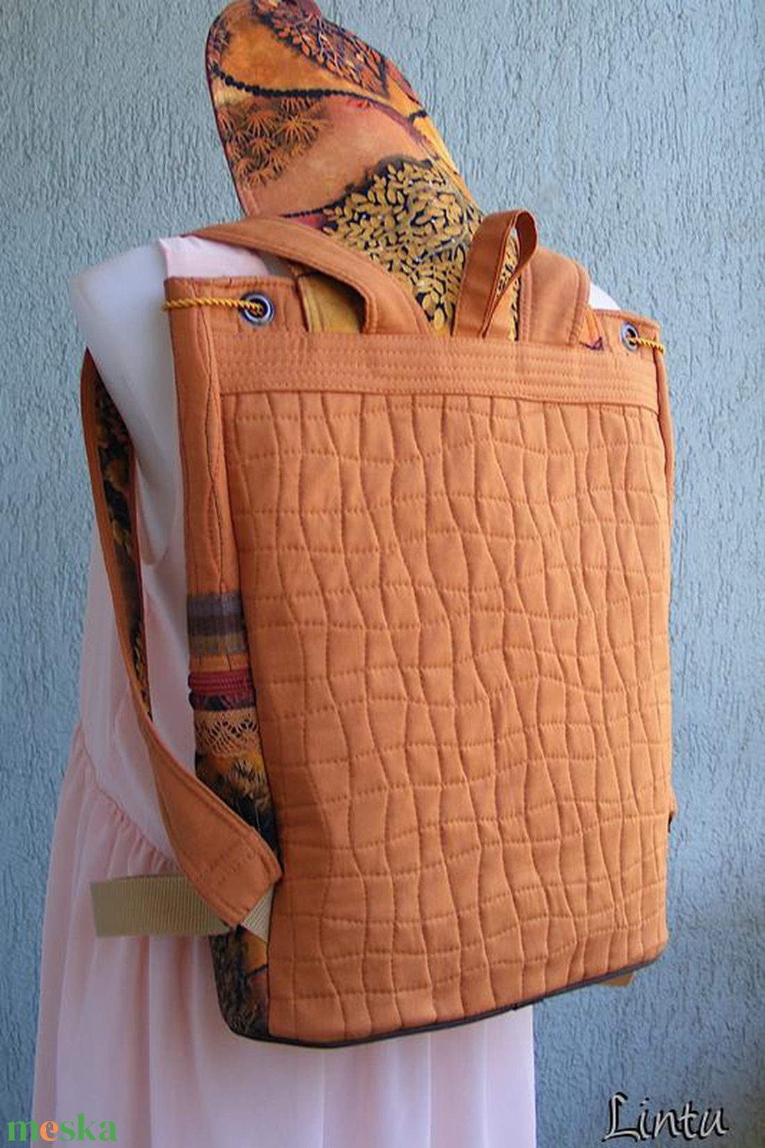 Őszi erdő textil hátizsák  - táska & tok - hátizsák - hátizsák - Meska.hu