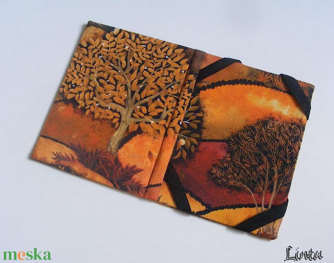 Őszi erdő, textil anyagból készült ebook olvasó kemény tok - táska & tok - ebook & tablet tok - Meska.hu