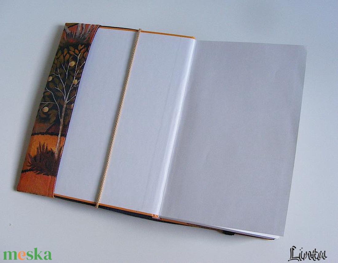 Őszi erdő, textil könyvborító állítható szélességgel - könyv & zene - könyvtok - Meska.hu