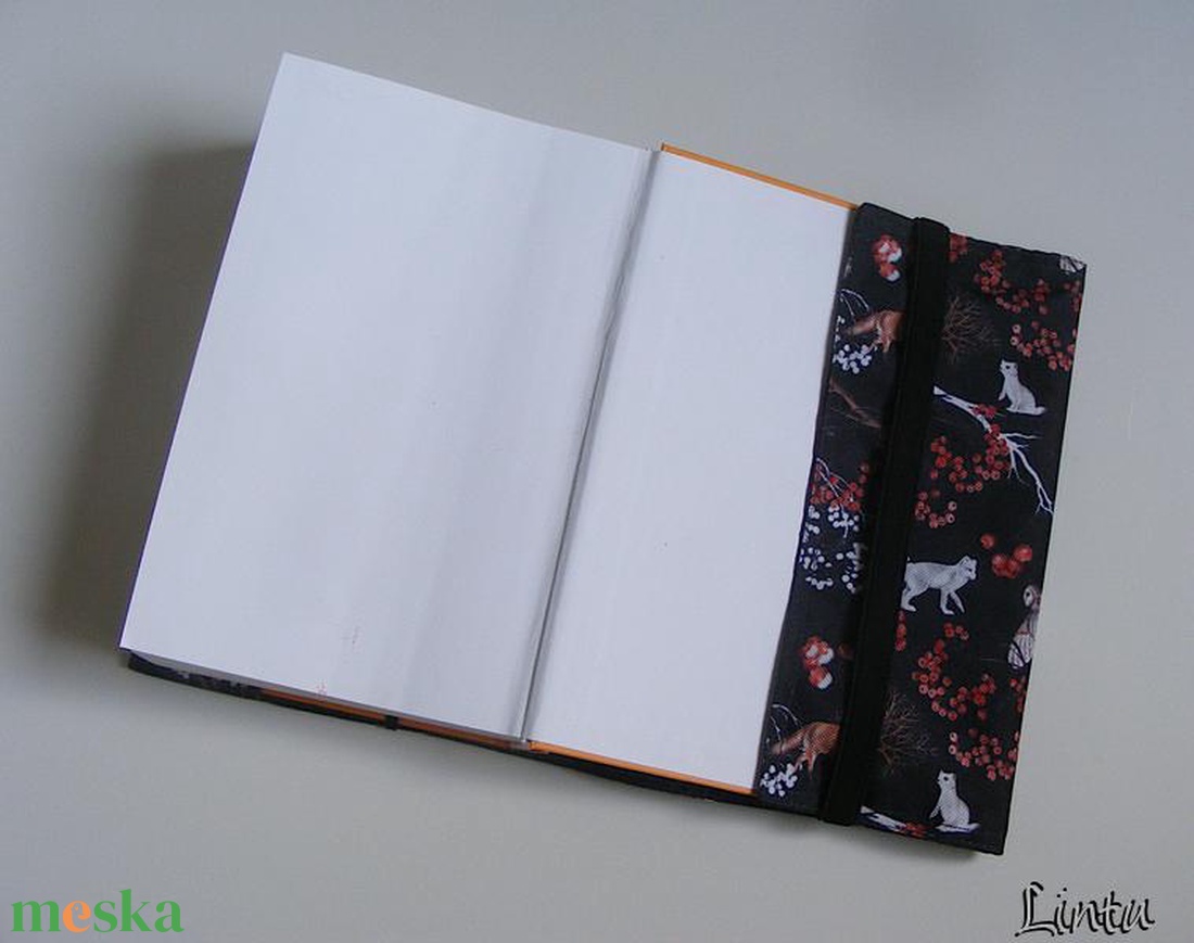 Erdei állatok, vízhatlan könyvborító állítható szélességgel - könyv & zene - könyvtok - Meska.hu