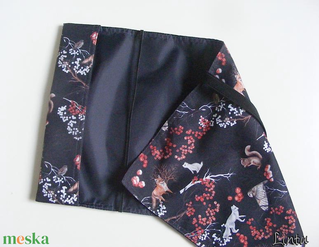 Erdei állatok, vízhatlan könyvborító állítható szélességgel - könyv & zene - könyvtok - Meska.hu