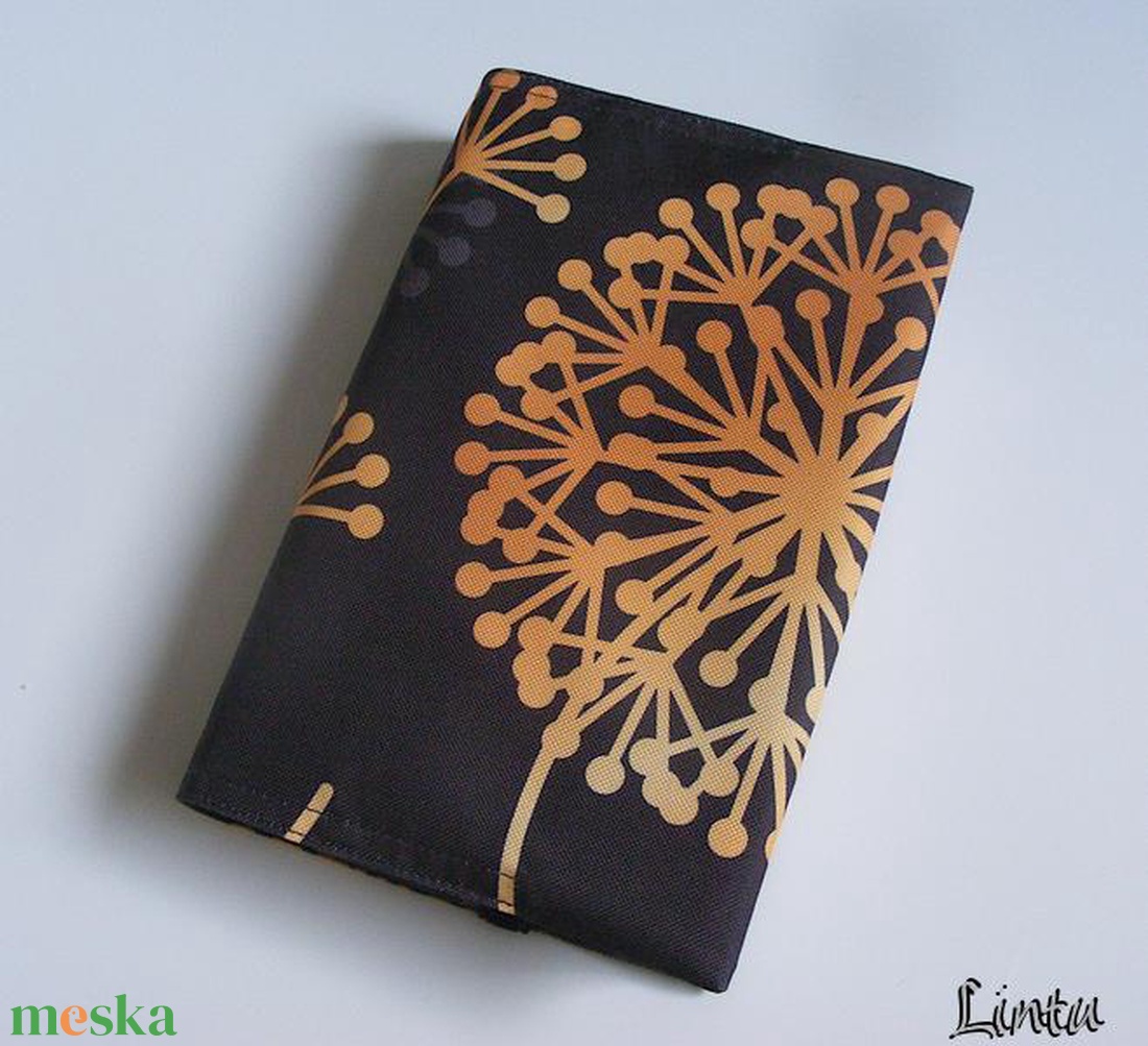 Nagy virág, vízhatlan könyvborító állítható szélességgel - könyv & zene - könyvtok - Meska.hu