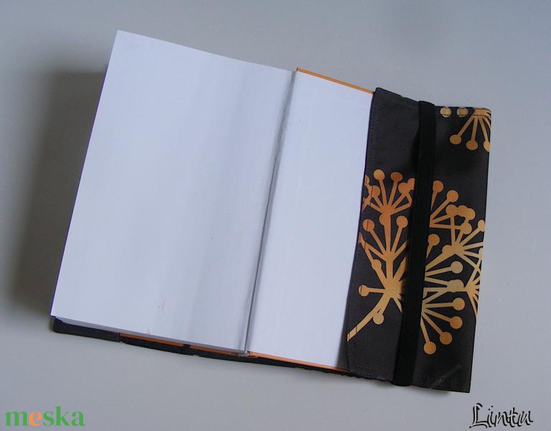 Nagy virág, vízhatlan könyvborító állítható szélességgel - könyv & zene - könyvtok - Meska.hu