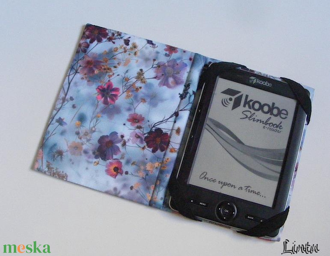 Apró virágok, vízálló anyagból készült ebook olvasó kemény tok - táska & tok - ebook & tablet tok - Meska.hu
