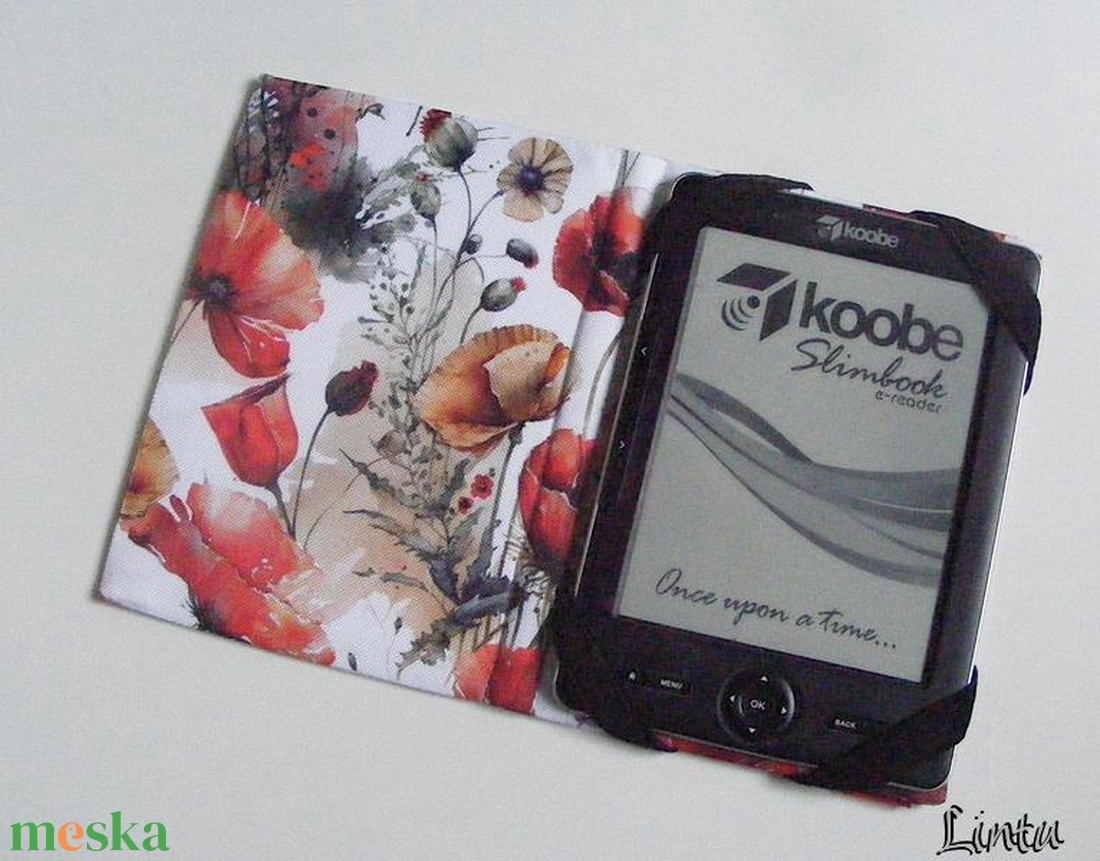 Pipacsok, vízhatlan anyagból készült ebook olvasó kemény tok - táska & tok - ebook & tablet tok - Meska.hu