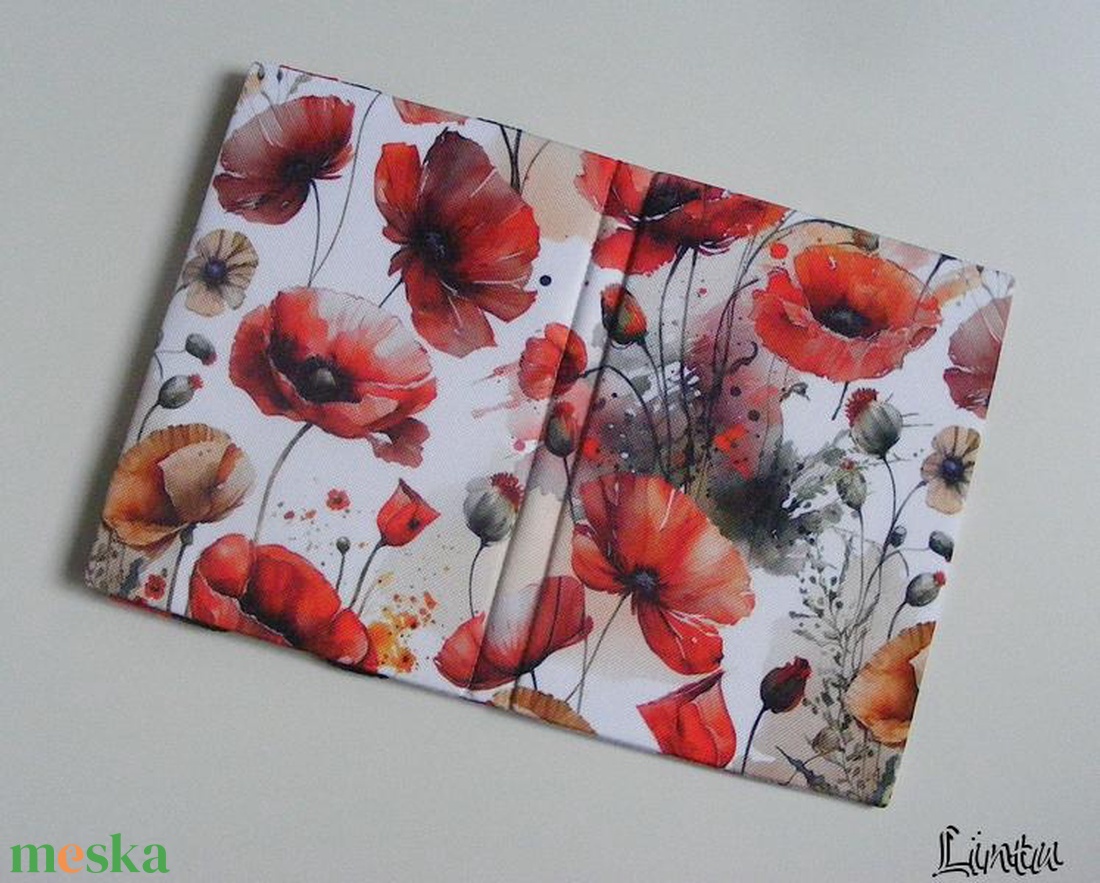 Pipacsok, vízhatlan anyagból készült ebook olvasó kemény tok - táska & tok - ebook & tablet tok - Meska.hu