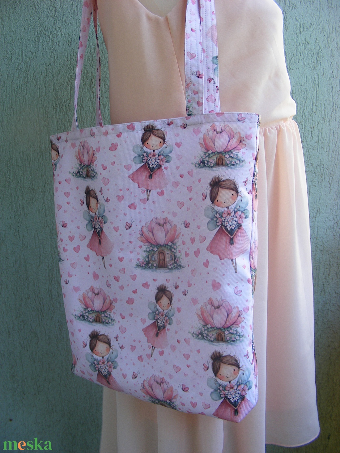 Tündér vízhatlan szatyor, bevásárló táska  - táska & tok - bevásárlás & shopper táska - shopper, textiltáska, szatyor - Meska.hu