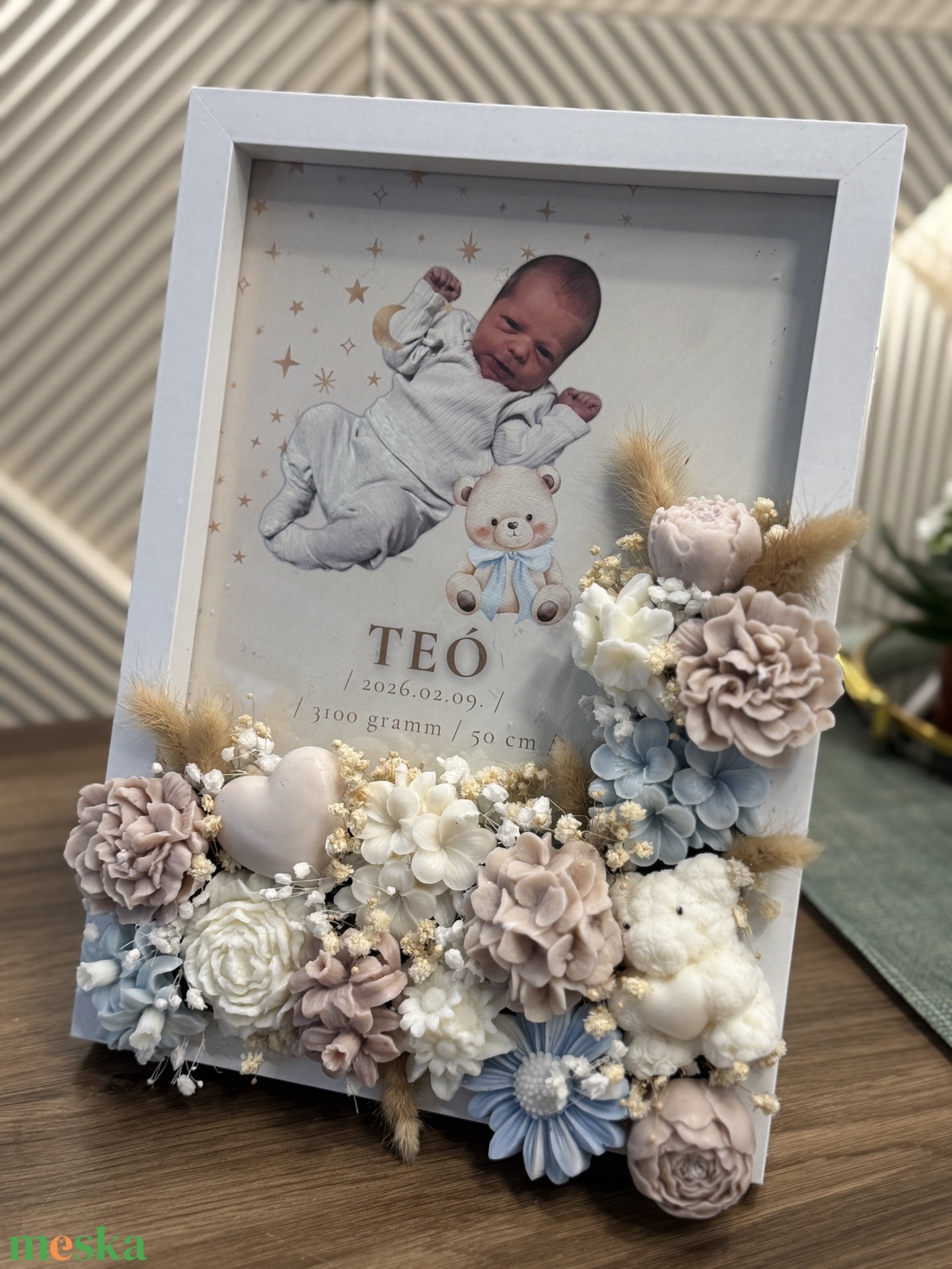 Első pillanat - babaköszöntő kép  - baba - mama - babaemlékek - baba emlékőrző - Meska.hu