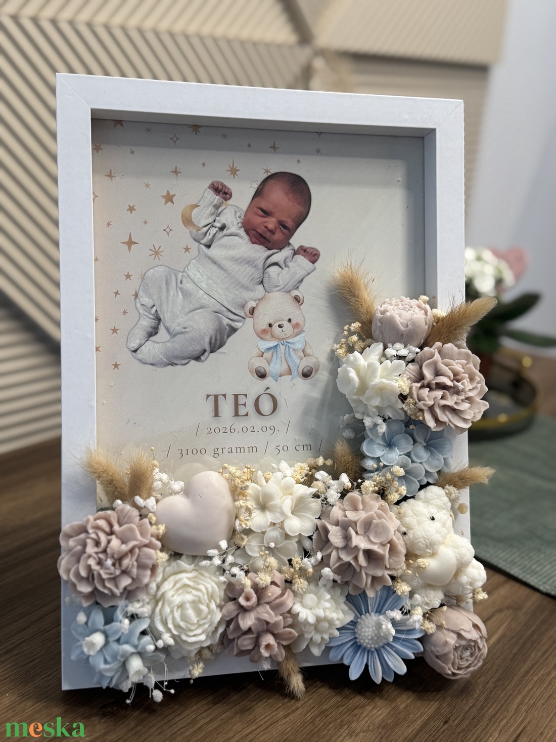 Első pillanat - babaköszöntő kép  - baba - mama - babaemlékek - baba emlékőrző - Meska.hu