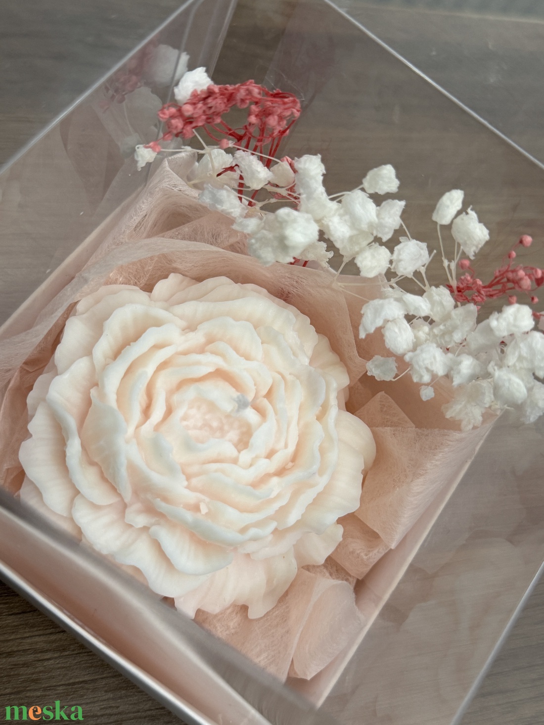 Bazsarózsa illatgyertya  - otthon & életmód - gyertya, illat, aroma - gyertya - Meska.hu