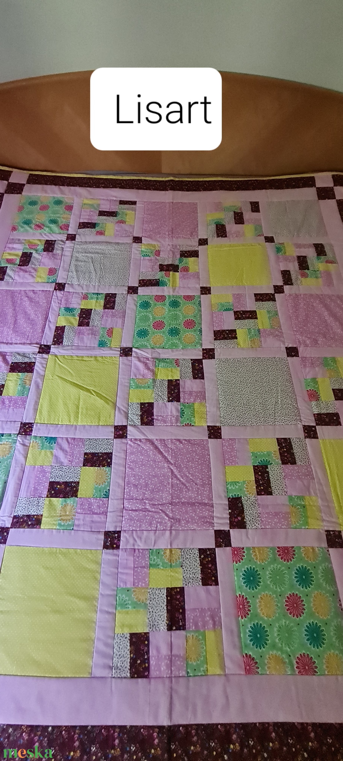 Patchwork Ágytakaró - otthon & életmód - lakástextil - ágytakaró - Meska.hu