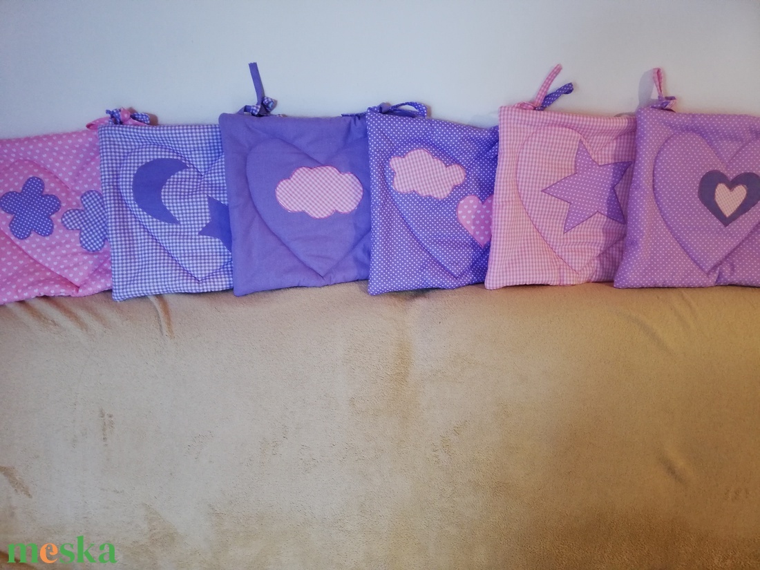 Patchwork baba garnitúra  - baba - mama - baba ágynemű - rácsvédő & baldachin - Meska.hu