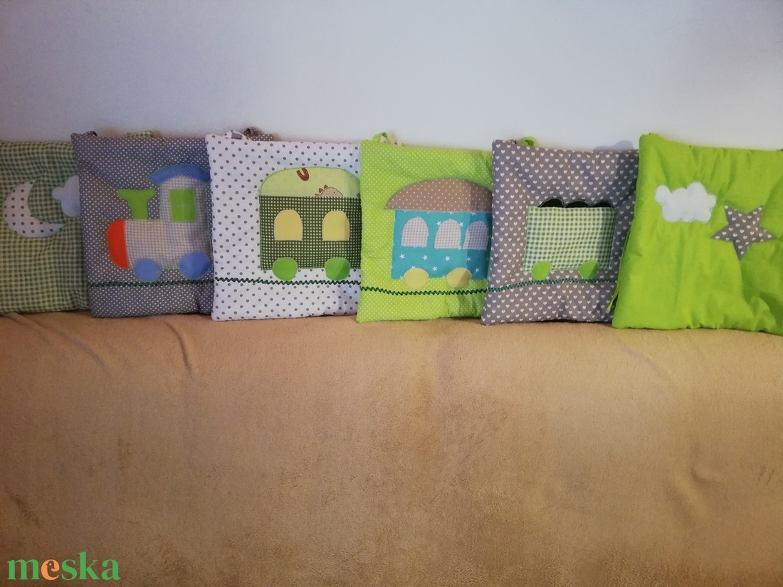 Patchwork baba garnitúra  - baba - mama - baba ágynemű - rácsvédő & baldachin - Meska.hu