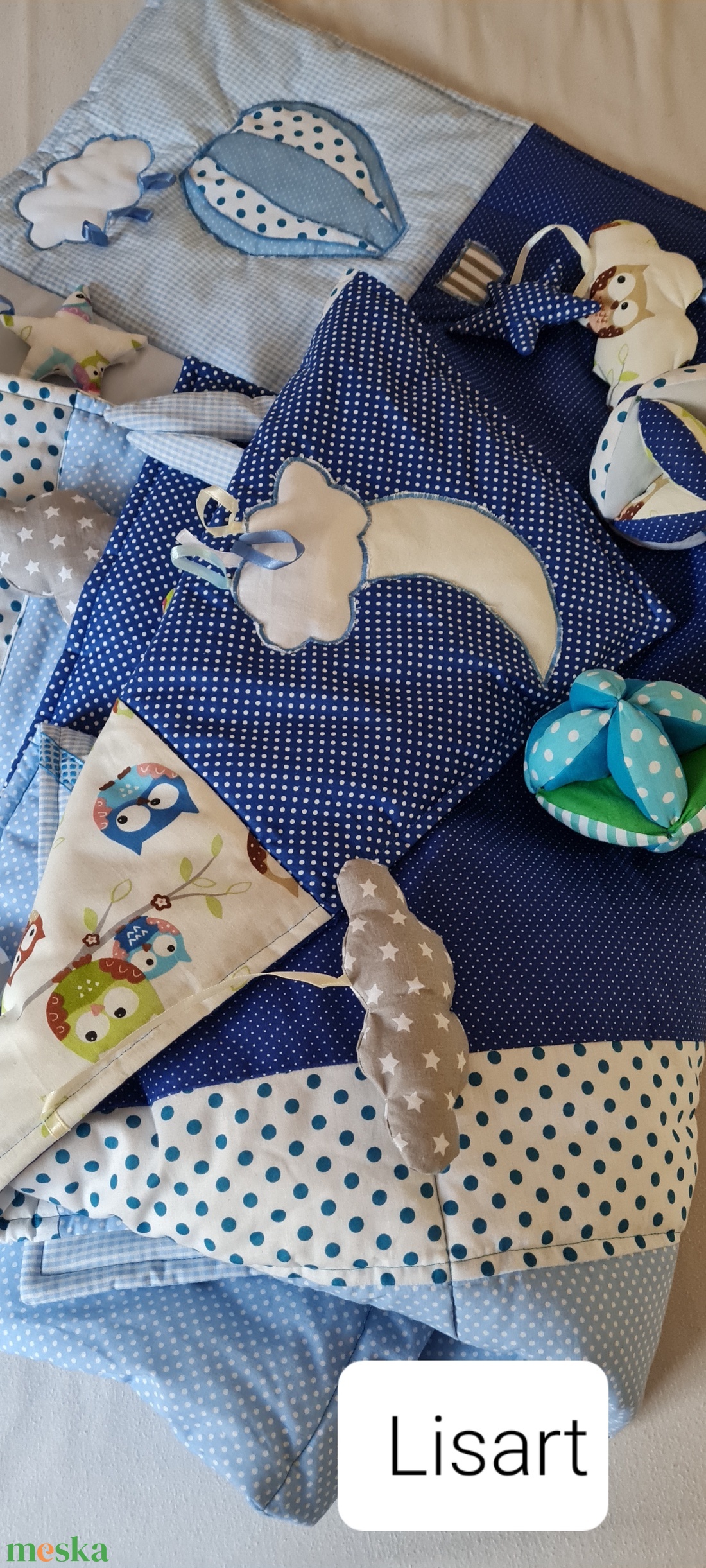 Patchwork  baba j�tsz�szőnyeg - baba - mama - baba játékok - játszószőnyeg - Meska.hu