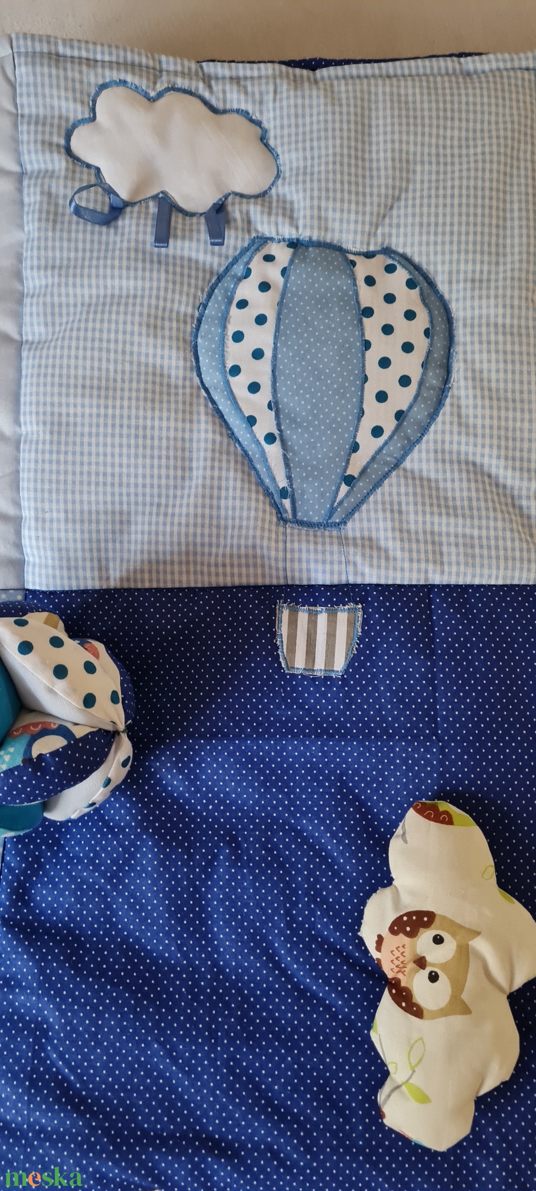 Patchwork  baba j�tsz�szőnyeg - baba - mama - baba játékok - játszószőnyeg - Meska.hu