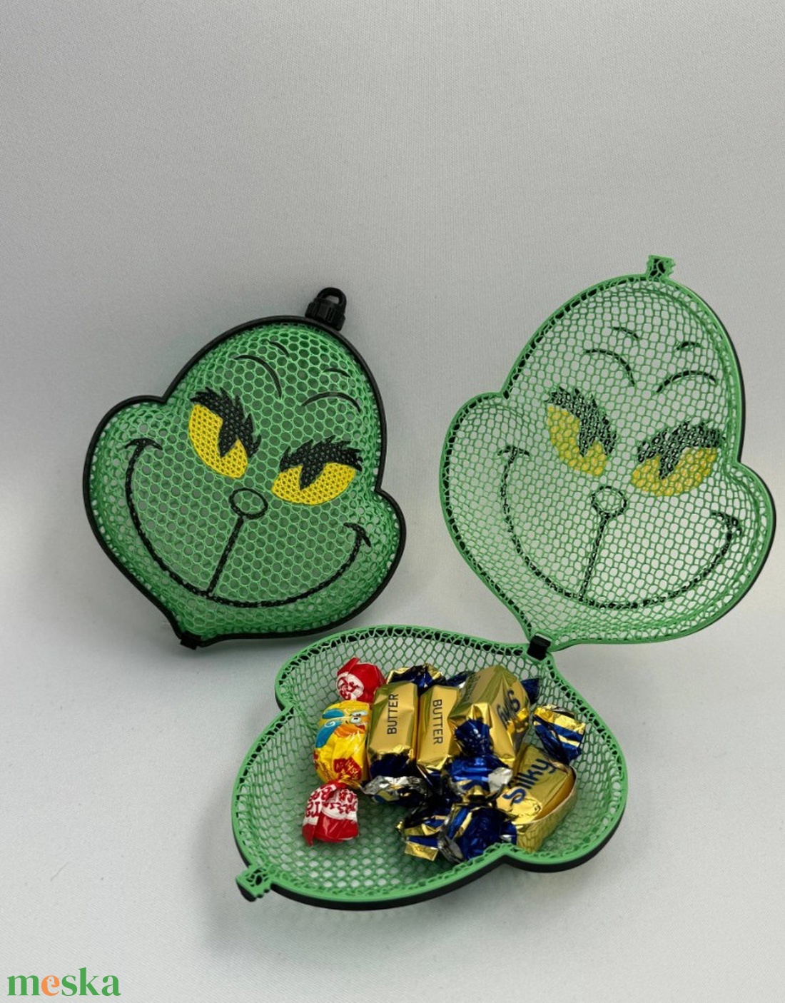 3D nyomtatott grincs fenyőfa dísz - karácsony - karácsonyi lakásdekoráció - karácsonyfadíszek - Meska.hu
